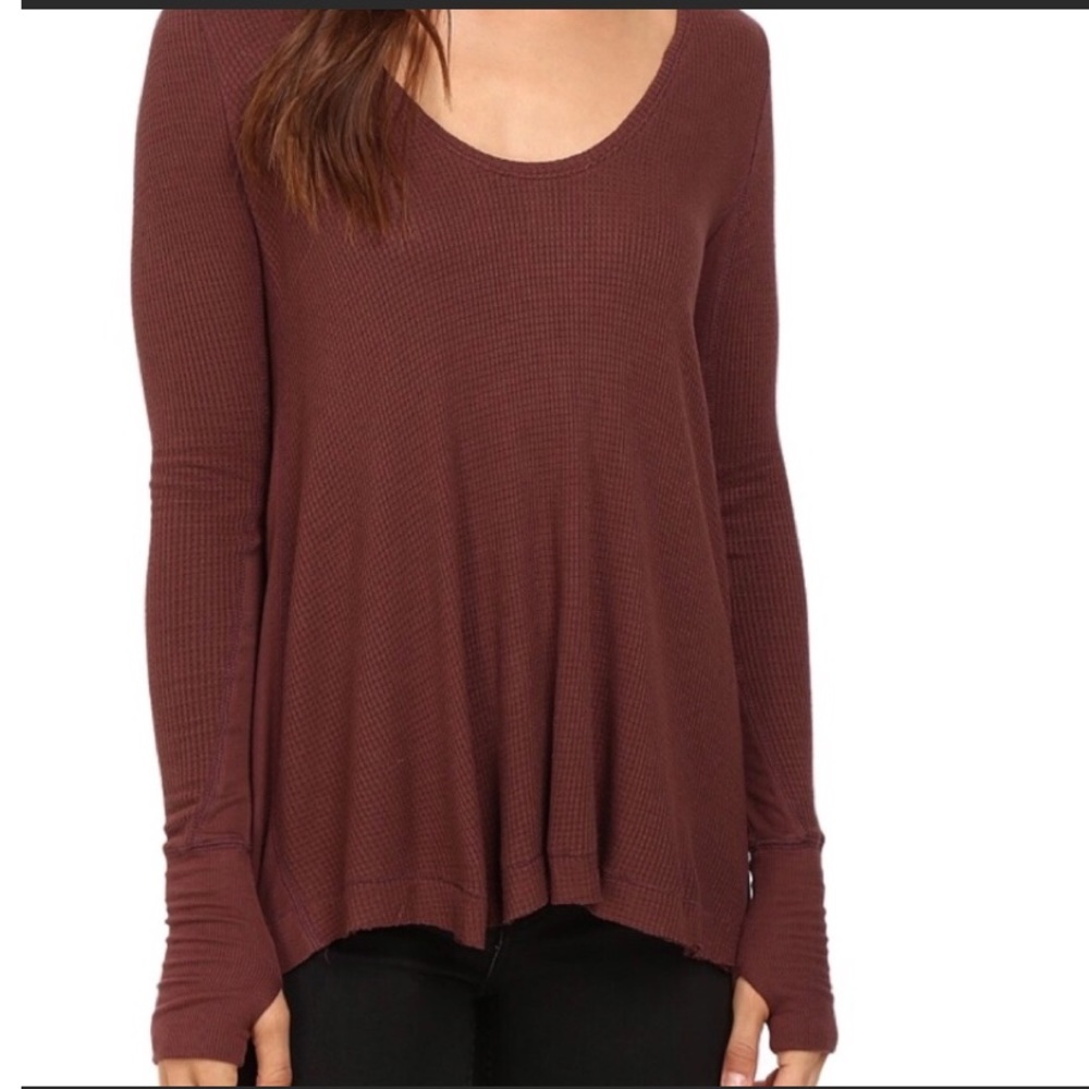 Free people Malibu thermal top xs NWT